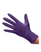Перчатки нитриловые фиолетовые XS White line №50
