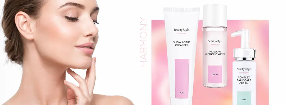Косметика для чувствительной кожи лица и средства от купероза HARMONY BEAUTY STYLE