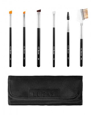 Lucas Cosmetics Набор кистей для бровей CC Brow Professional 6 шт.* 1100181