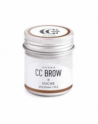 Lucas Cosmetics Хна для бровей CC Brow (grey brown) в баночке (серо-коричневый), 10 гр* 1100740