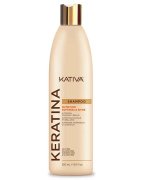 Шампунь для всех типов волос кератиновый укрепляющий KERATINA Kativa, 550 мл.