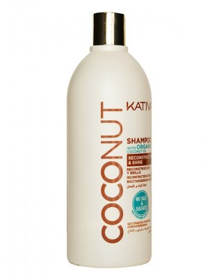 Kativa Восстанавливающий шампунь с органическим кокосовым маслом для поврежденных волос Coconut, Kativa, 250 мл* 65840724