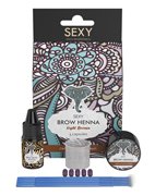 Набор для домашнего использования «Sexy Brow Henna» (5 капсул), светло-коричневый цвет Sexy Lashes