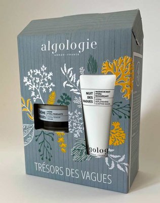 Algologie Подарочный набор «Сокровища морских волн», Увлажняющий крем + увлажняющая маска Algologie* 25QNA067