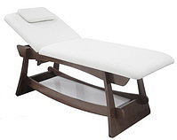 Массажный стол стационарный на деревянном основании с регулируемым головным сектором D032,Gezatone