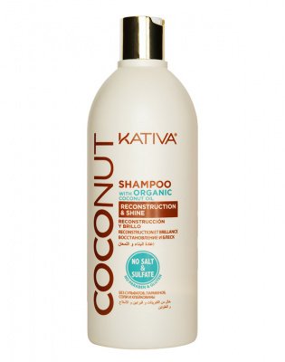 Kativa Восстанавливающий шампунь с органическим кокосовым маслом для поврежденных волос Coconut, Kativa, 500 мл* 65841356