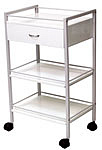 Тележка косметологическая с ящиками и бортиками WB-3403 Gezatone
