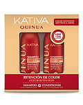 QUINUA Набор   шампунь + кондиционер "Защита цвета" 2х100мл Kativa