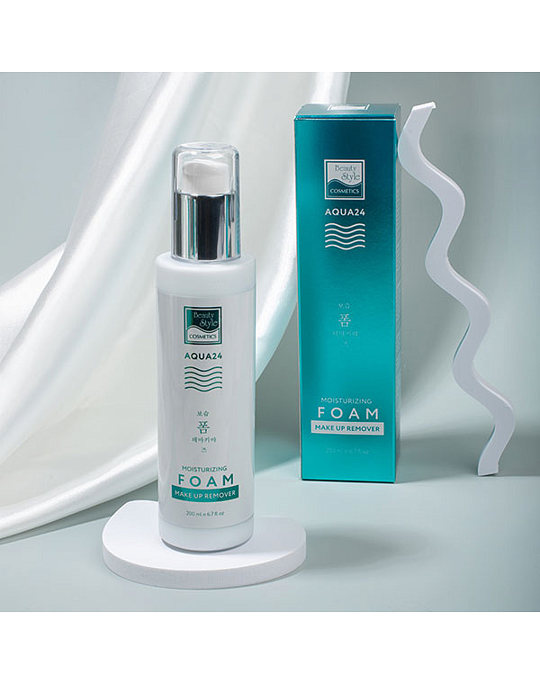 Beauty style Увлажняющая пенка для демакияжа «Аква 24»  Beauty Style, 200 мл.* 4515701K