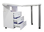 MT-22 Стол косметолога угловой, с 3-мя ящиками