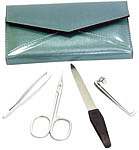 Инструменты CREDO Маникюрный набор N2 "Металлическая линия"