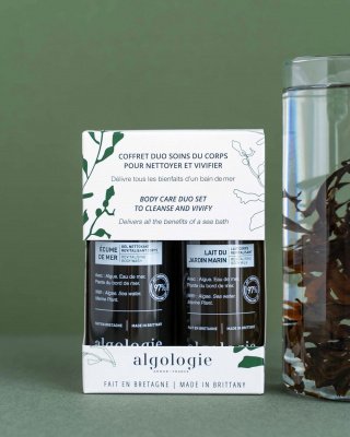 Algologie Подарочный набор для очищения и увлажнения кожи тела 