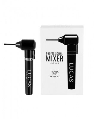 Lucas Cosmetics Миксер для смешивания хны/краски/пигментов (с батарейками), Lucas, черный* 1108557