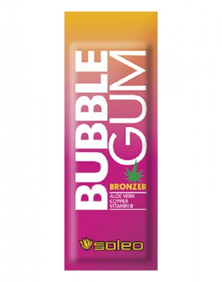 Бренды Bubble Gum Превосходный бронзатор с ускорителем загара, алоэ и витаминами 15 мл Soleo* 6560573