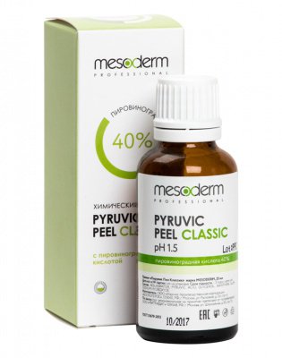 Mesoderm Пирувик Пил Классик (Пировиноградная кислота 40%, Ph1,5) 25 мл, MESODERM* 424124