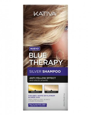 Kativa Шампунь нейтрализатор желтизны для осветленных волос Silver shampoo Kativa, 250 мл* 65830923