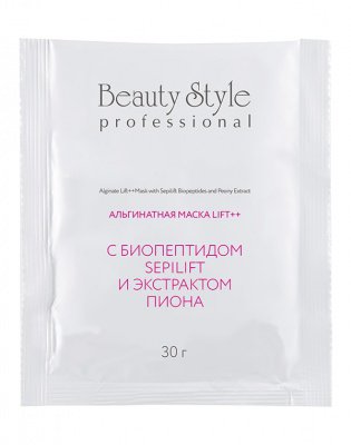 Beauty style Альгинатная   маска Lift++ с биопептидом Sepilift и экстрактом пиона, 30 г*10 шт* 4503238K