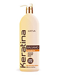 Бальзам-кондиционер для всех типов волос кератиновый укрепляющий KERATINA Kativa, 1000 мл.