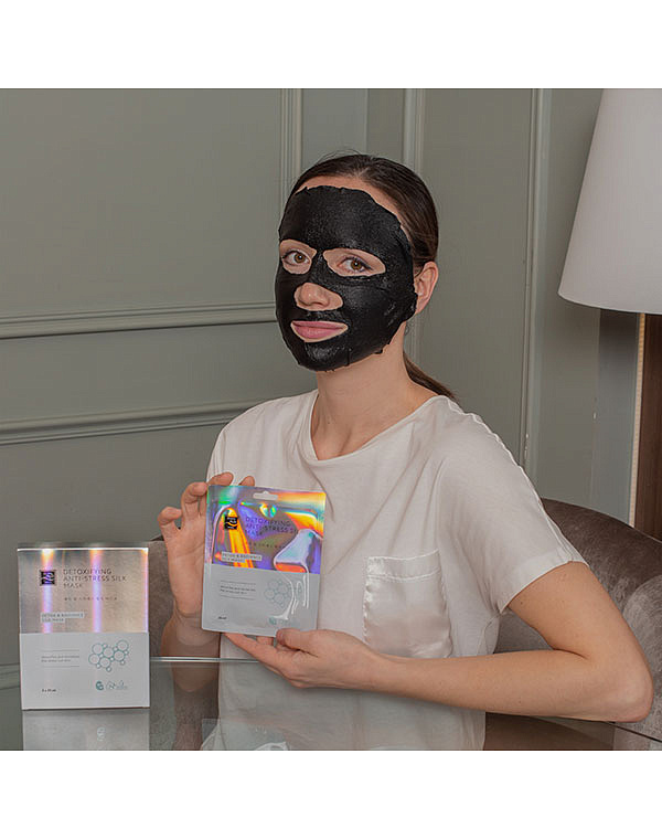 Beauty style Очищающая шелковая детокс маска для лица с антистрессовым эффектом, 5 шт х 25 мл Beauty Style* 4501712K