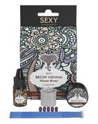 Набор для домашнего использования «Sexy Brow Henna» (5 капсул), коричневый цвет Sexy Lashes