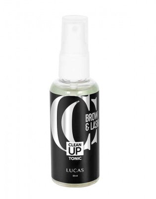 Lucas Cosmetics Обезжириватель для бровей и ресниц Clean Tonic, CC Brow, 50мл* 1100931
