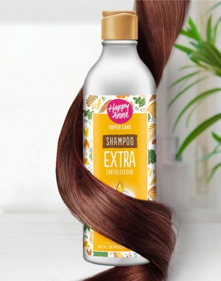 Happy Anne Шампунь с растительным кератином для поврежденных волос 