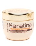 Маска для поврежденных и хрупких волос кератиновая интенсивно восстанавливающая KERATINA Kativa, 250 мл.