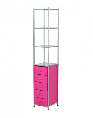 MADISON Тумба-стеллаж Lino-5, цвет розовый* 2901161