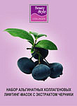Beauty Style Набор альгинатных коллагеновых масок с экстрактом Черники, 40гр*10шт