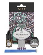 Набор для домашнего использования «Sexy Brow Henna» (5 капсул), темно-коричневый цвет Sexy Lashes
