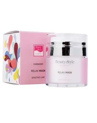 Beauty style Маска Релакс для чувствительной кожи с маслом ши и гиалуроновой кислотой Harmony, 50 мл* 4516061А