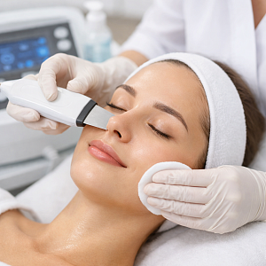 Техника проведения ультразвуковой чистки лица