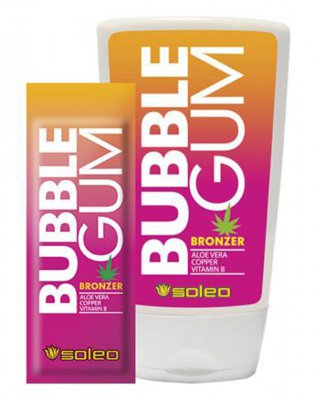 Бренды Bubble Gum Превосходный бронзатор с ускорителем загара, алоэ и витаминами 100 мл Soleo* 6560000