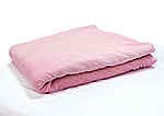 Плед на кушетку бархатный розовый